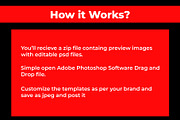 E-Commerce - Posts - shopping, a Social Media Template by Mohammad Sarfaraz (Thumbnail 5 of 5)