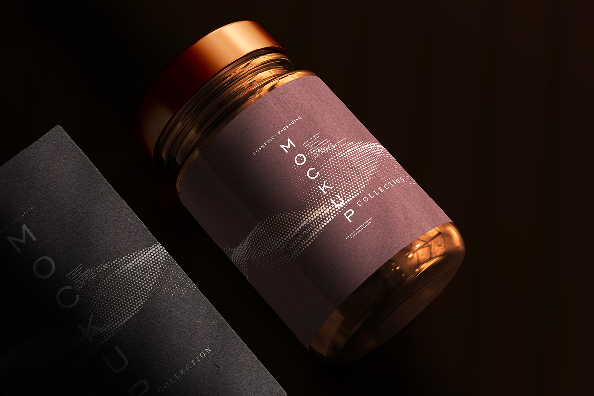 390+ Cosmetic Branding Mockup Scenes, a Cups & Container Mockup by pmvch (Photo 141 of 367)