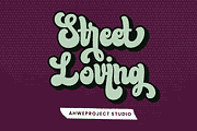 Bluend - Retro Script Display, a Script Font by ahweproject (Thumbnail 3 of 10)