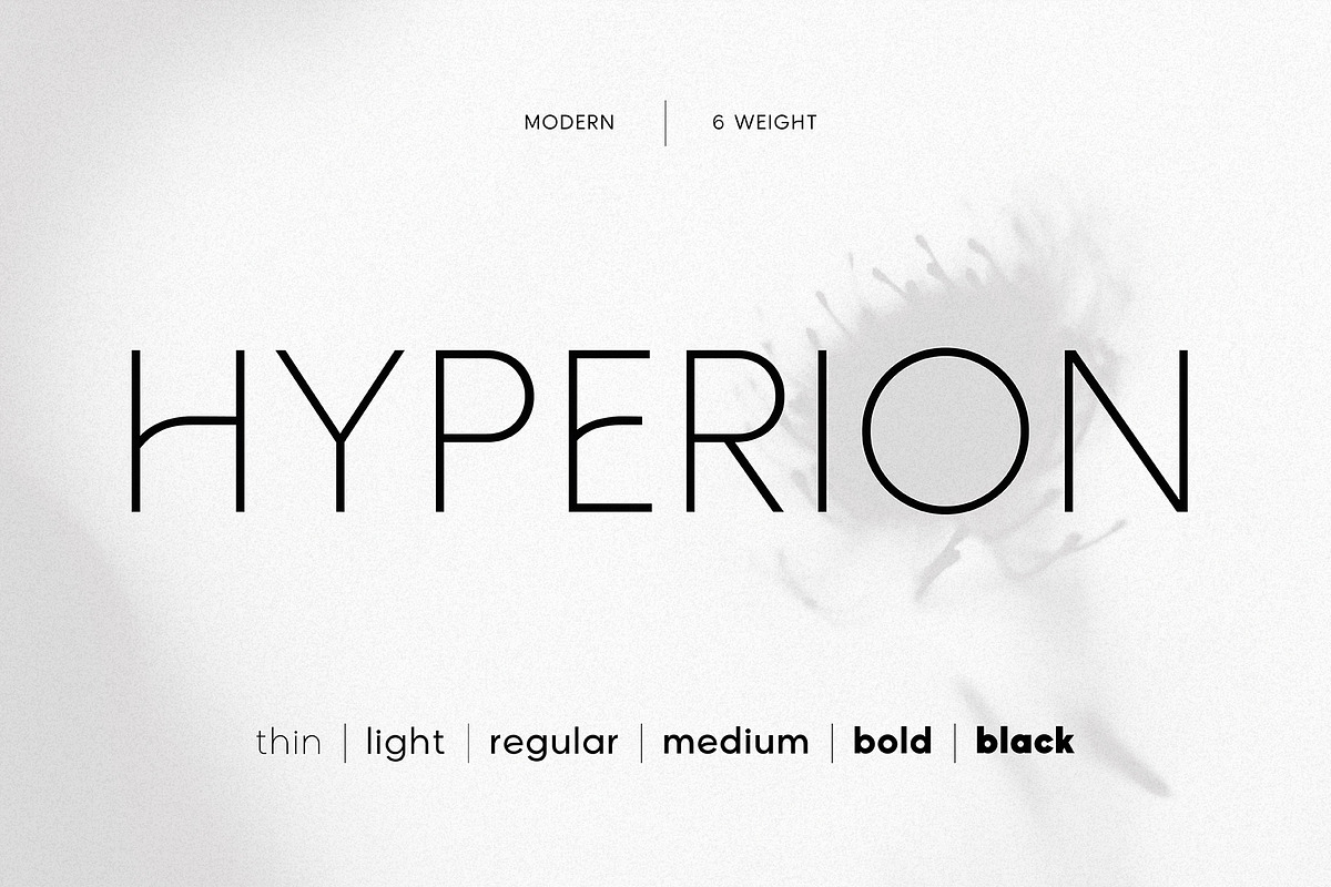 Hyperion - Sleek Modern Sans, a Sans Serif Font by HipFonts (Photo 1 of 12)