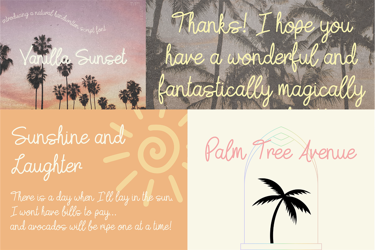 19 Font Bundle with Extended Glyphs, a Handwritten Font by noonsun (Photo 16 of 21)