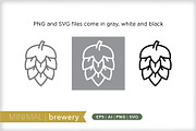 Minimal brewery icons, an Outline Icon by Picture Window (Thumbnail 2 of 5)