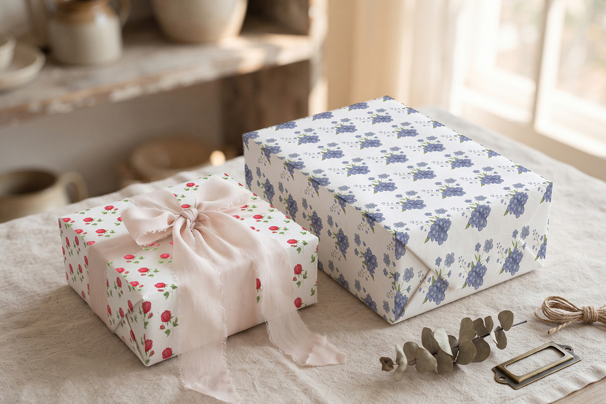 Vintage Rose: Seamless Patterns, a Pattern Graphic by Nadia Semyroz (Photo 3 of 6)