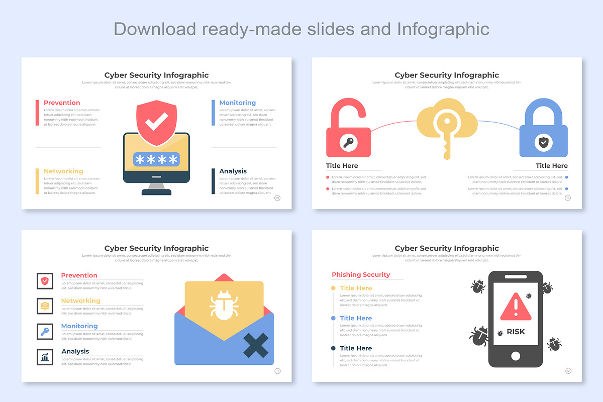 Cyber Security Infographic Google, a Templates & Theme by Mighty-Slide (Photo 4 of 7)