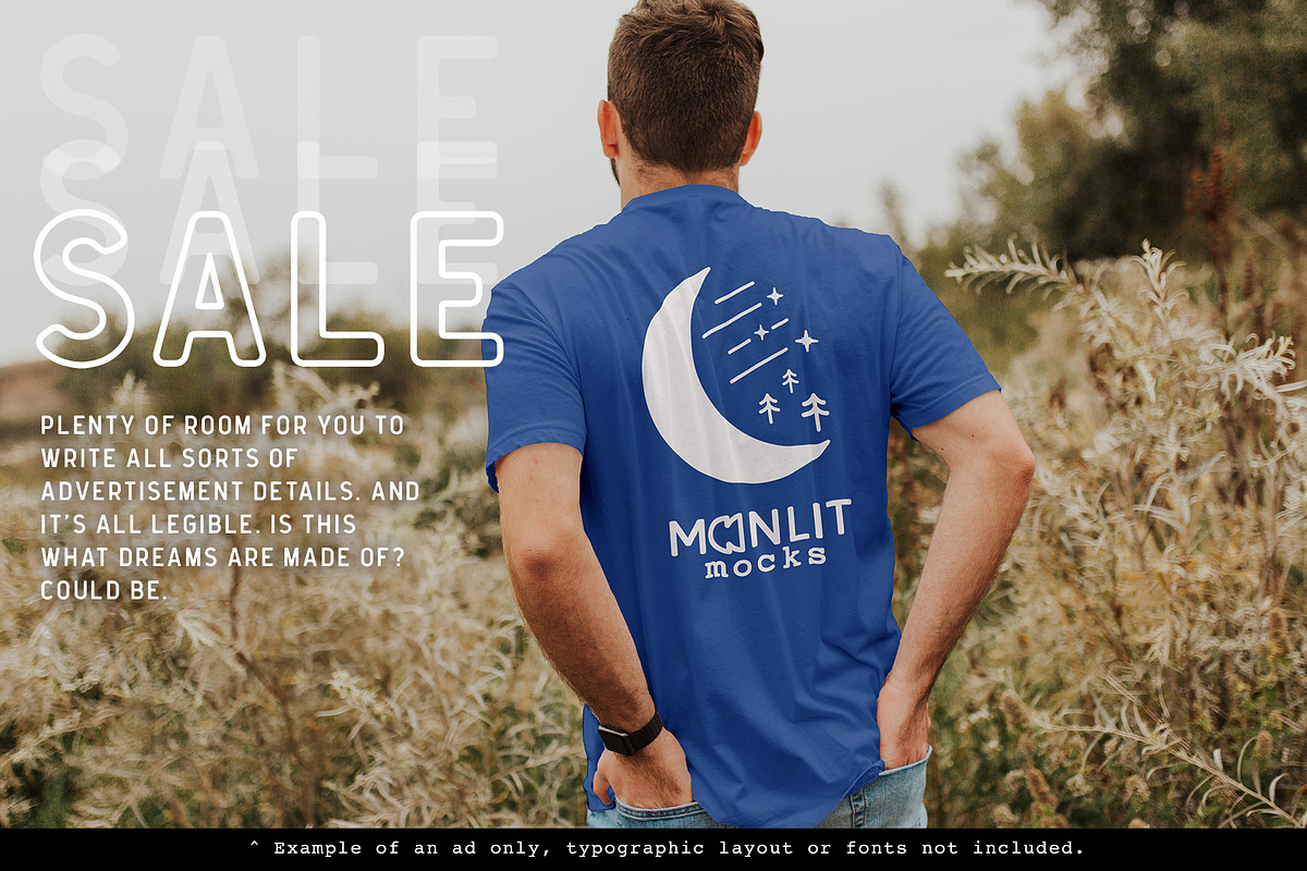 Bella Canvas 3001 Male Model Bundle, a Shirt Mockup by Moonlit Mocks (Photo 4 of 6)
