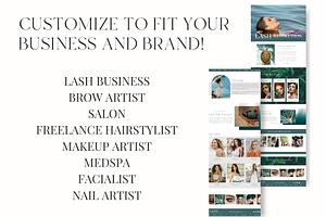 Lash Tech Wix Website Template