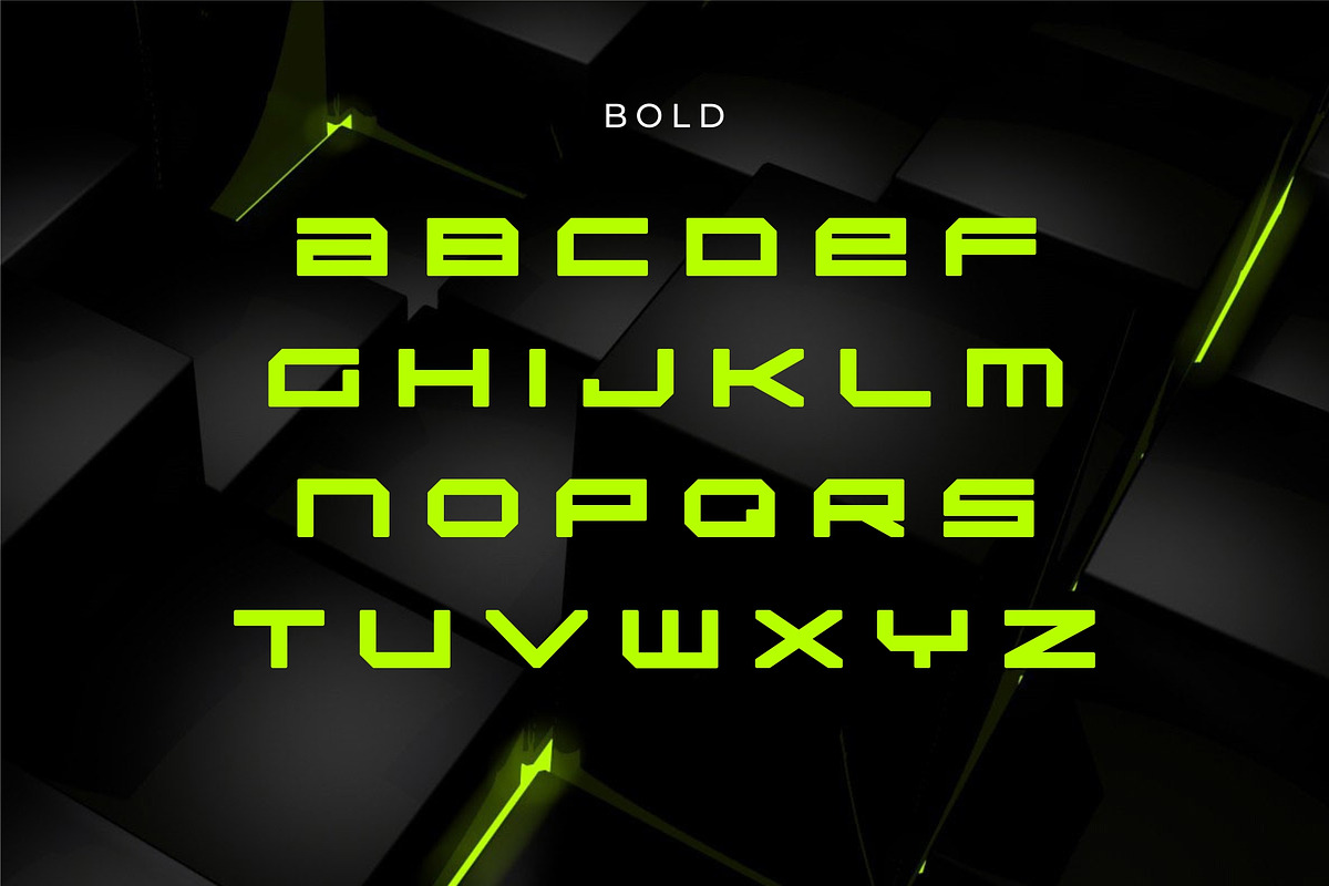 CubeQ, a Font by Kreabie (Photo 5 of 6)