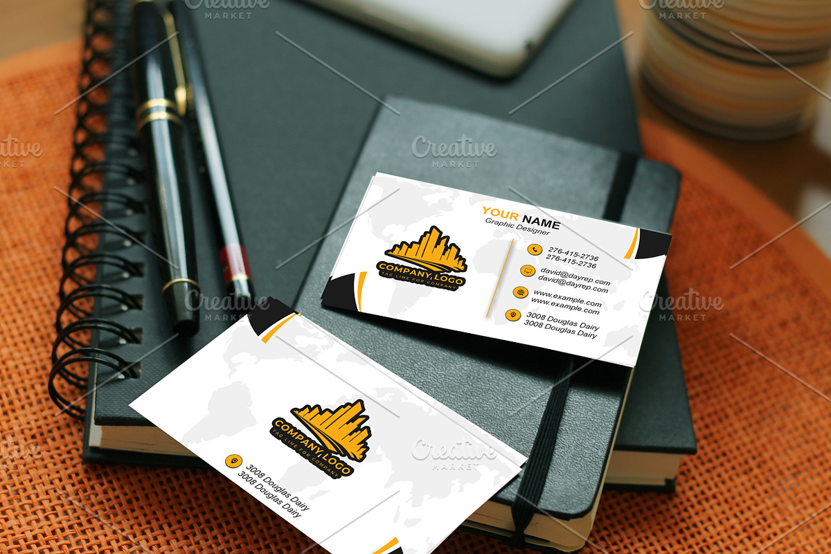 Modern Visiting Card PSD preview 3