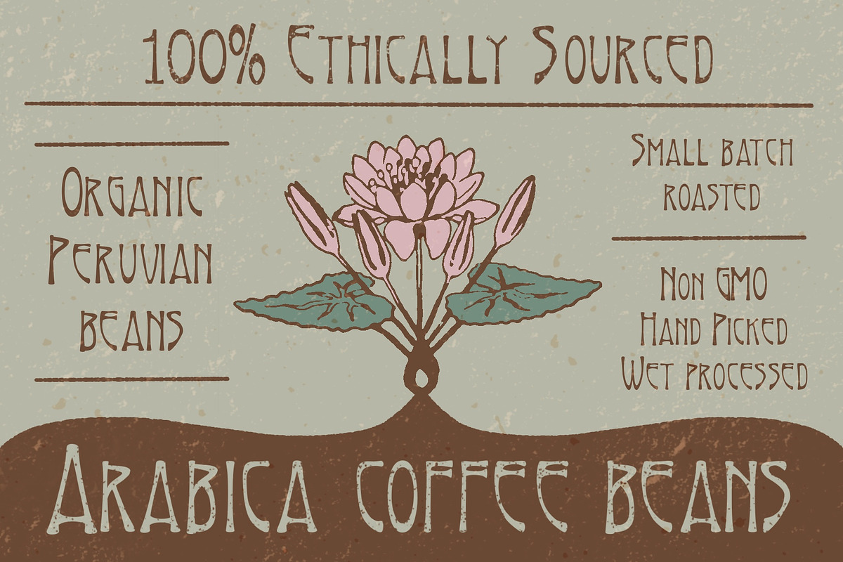Art Nouveau Font, a Font by Liz Kohler Brown (Photo 4 of 5)