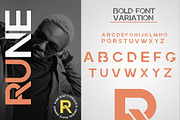Rune Bold Font, a Sans Serif Font by mullathedesigner (Thumbnail 3 of 5)