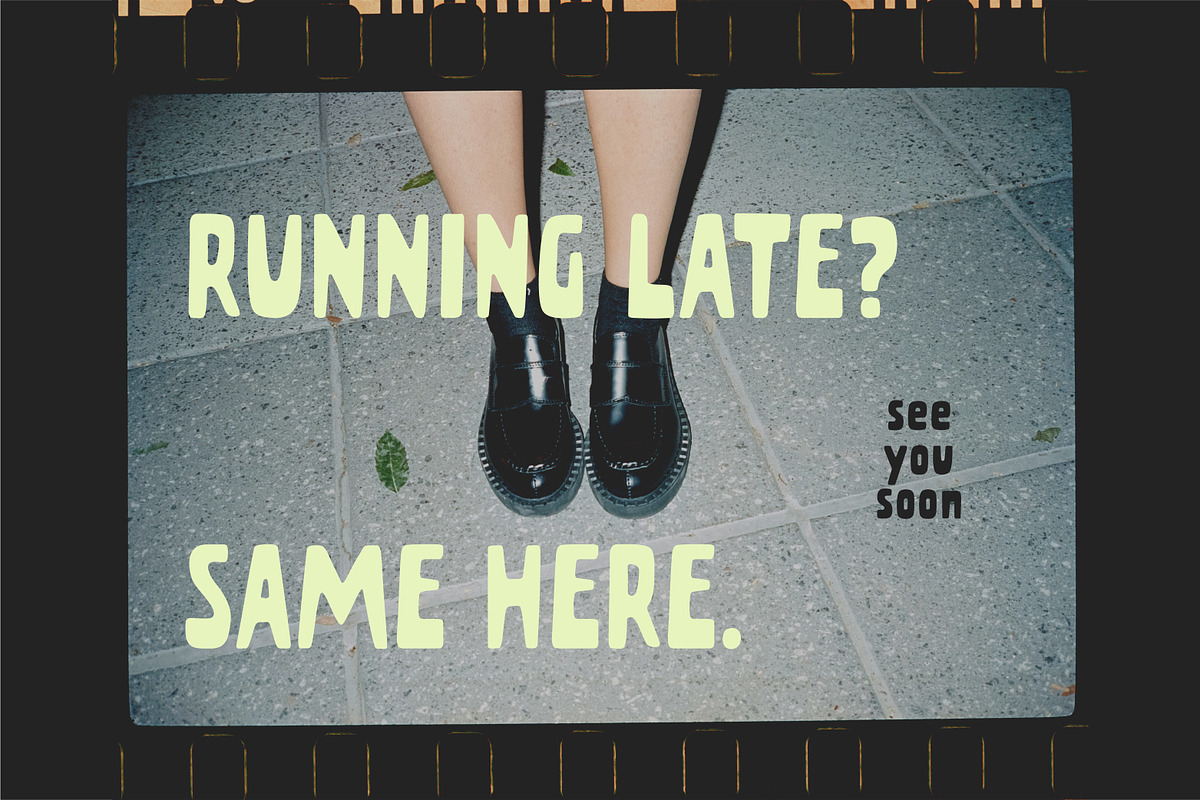 Late Neighbor Condensed Bold Sans, a Sans Serif Font by Struvictory.art (Photo 9 of 9)