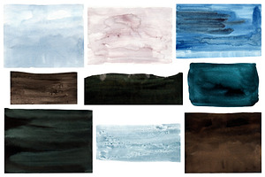 Abstract Watercolor Landscape Prints