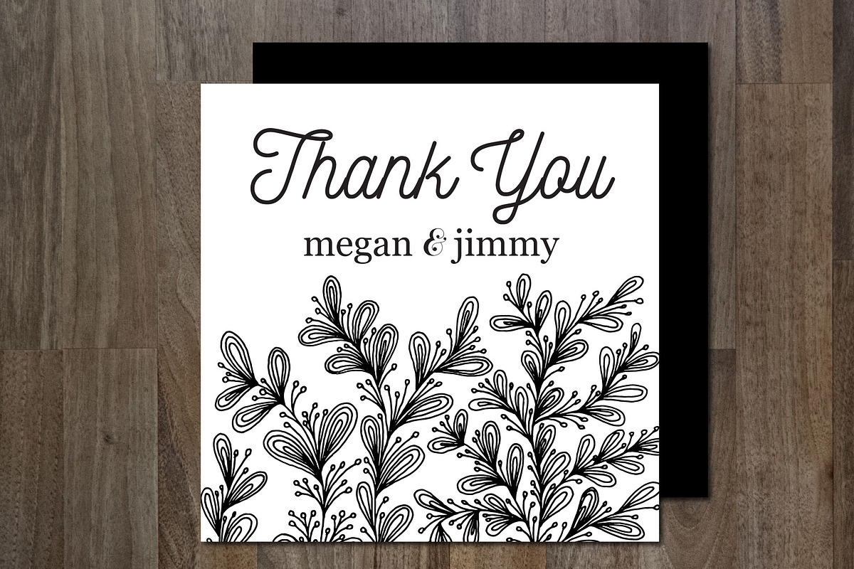 Thank You Card, a Card Template by aticnomar