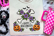 Skeleton Happy Halloween Sublimation, an Illustration by CreationArt (Thumbnail 4 of 4)