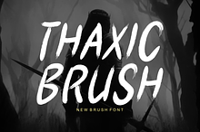 Thaxic Brush Font