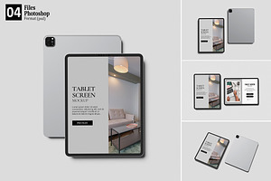 Tablet Screen Mockup, an iPad Mockup by GraphicWindow