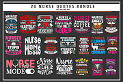 Nurse 20 quotes t shirt bundle, a Graphic by Uniquesvg99 (Thumbnail 1 of 7)