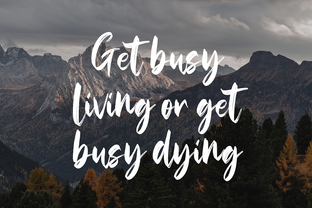 Abdullah - Handbrush Typeface preview 3