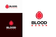 Set of Blood Donor logo designs, a Branding & Logo Template by Lucky Creative (Thumbnail 4 of 5)
