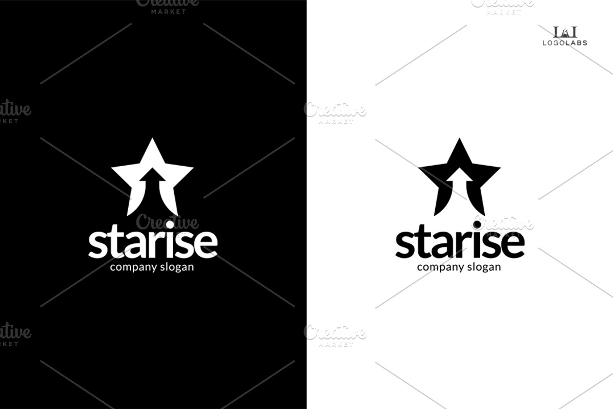 Star Rise Logo, a Branding & Logo Template by LogoLabs