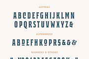 Bourbon House font + Vintage Frames, a Serif Font by Andrey Sharonov (Thumbnail 5 of 12)