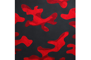 Abstract Watercolor Pattern with Red, an Arts & Entertainment Photo by ZinetroN