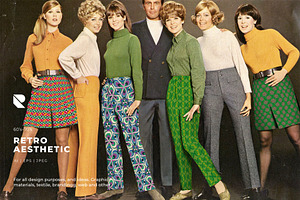 30 Retro Aesthetic Patterns