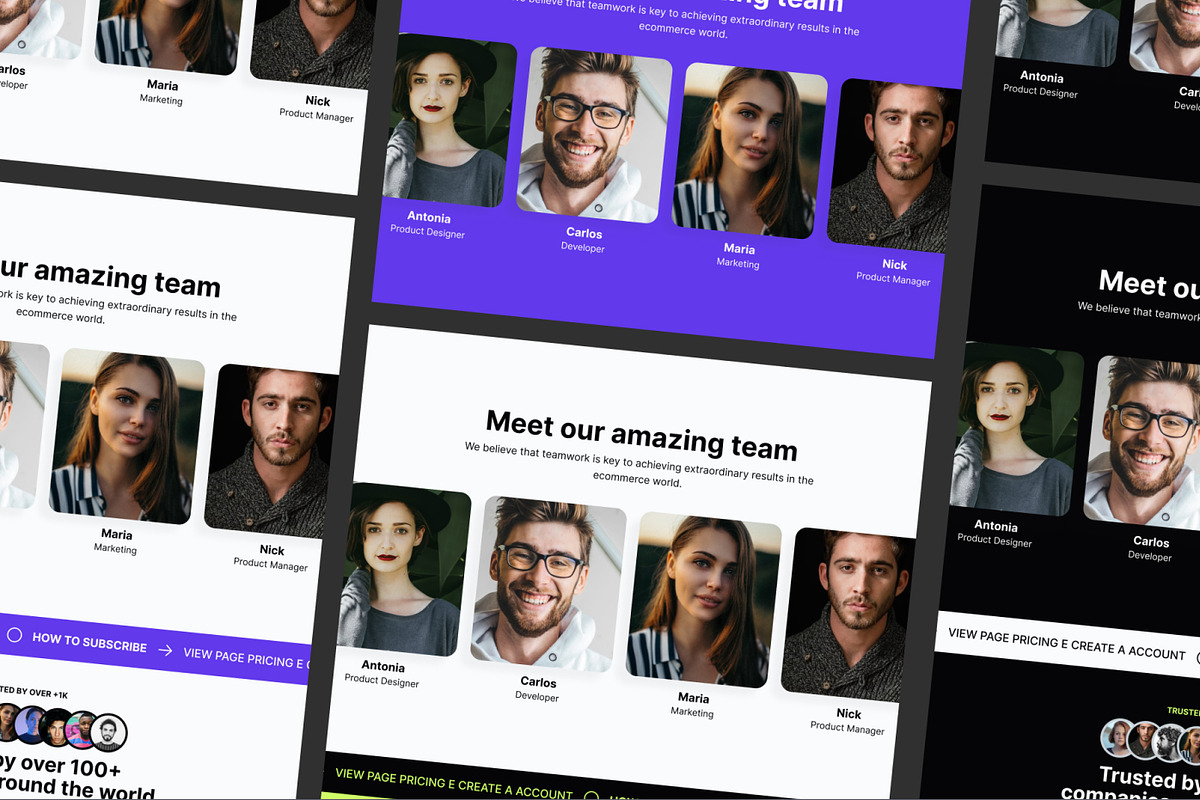Hubble: SaaS Landing Page UI Kit, a Landing Page Template by CreativeUI (Photo 6 of 7)