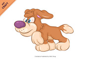 Set of Cartoon Dogs 02. Clipart., an Animal Illustration by KENO Mascots (Thumbnail 7 of 7)