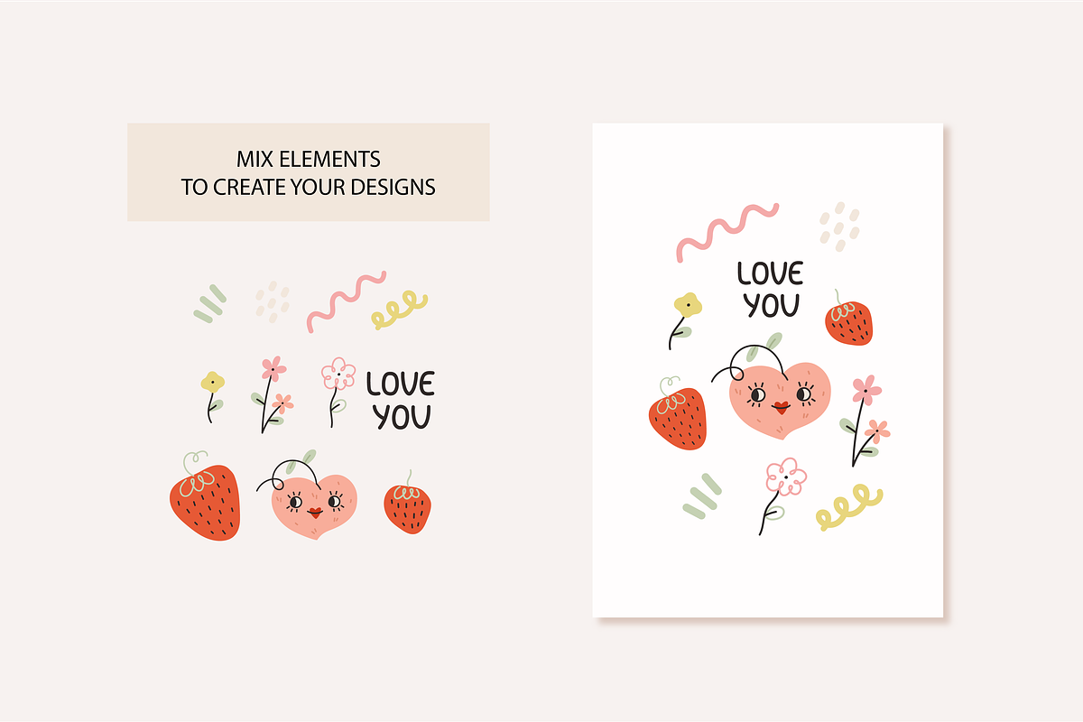Funny Valentine, a Decorative Illustration by meowlyunok (Photo 8 of 10)