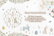 Easter Spring Collection, a Pattern Graphic by Kattypainting (Thumbnail 1 of 6)