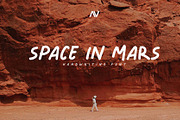 Space in Mars, a Script Font by ARSAVISUAL (Thumbnail 1 of 6)