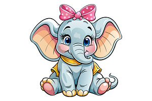 Baby elephant, a Graphic by Mark1987