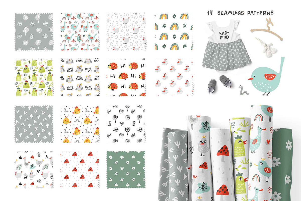 BIG KIDS BUNDLE - Graphic & patterns, a Graphic by Murvin (Photo 10 of 19)
