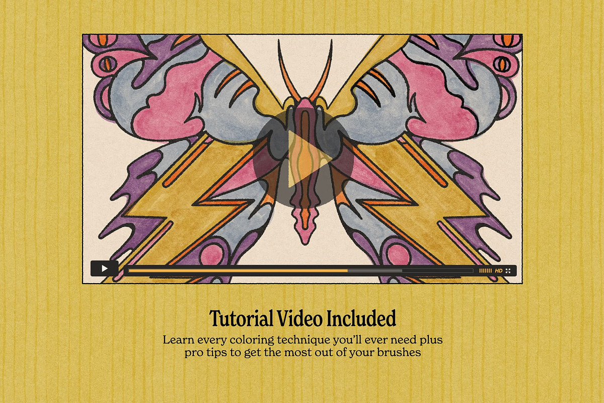 KolorMarc Markers for Photoshop, a Brush Add-On by True Grit Texture Supply (Photo 13 of 13)