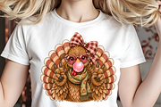 Retro Turkey Blowing Bubble Gum PNG, a Seasonal Illustration by Stickera Hub (Thumbnail 7 of 7)