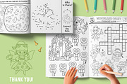 Woodland fairy coloring games, an Education Illustration by Lexi Claus (Thumbnail 17 of 17)