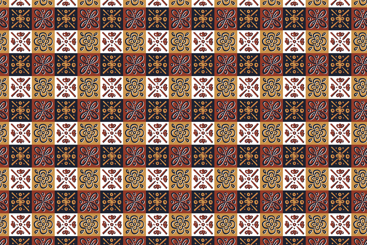 Set of patterns in ethnic style, a Pattern Graphic by Lyolya Profitrolya (Photo 6 of 6)