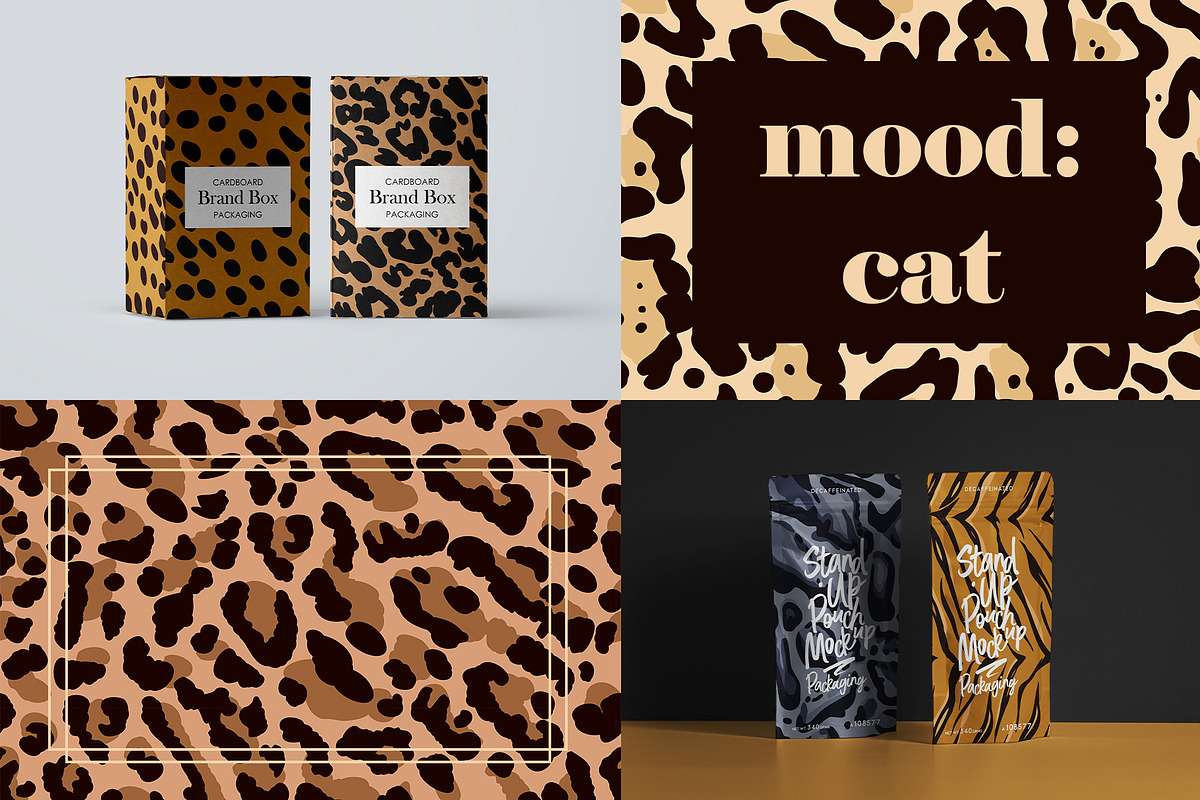 WILD CATS: animal print, a Pattern Graphic by Elliko shop (Photo 4 of 7)
