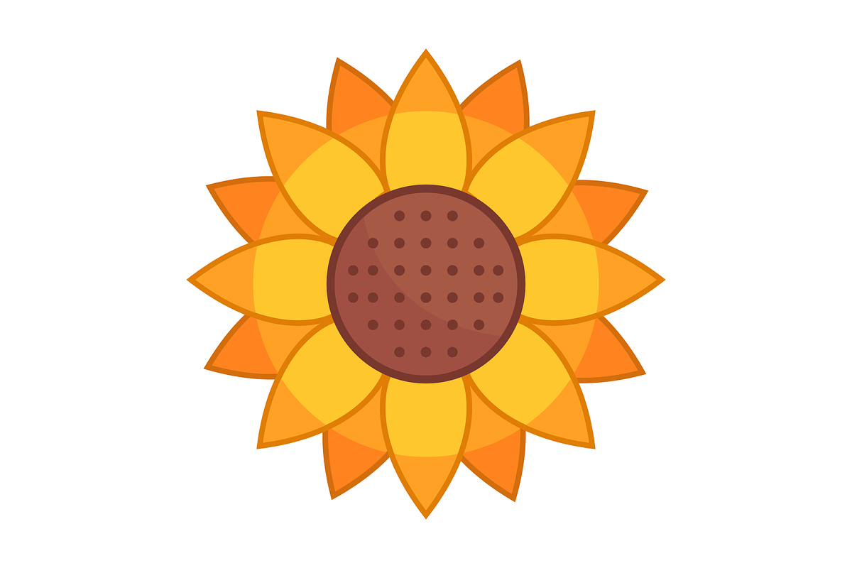 Sunflower Illustration Icon, an Icon by Pexelpy (Photo 2 of 2)
