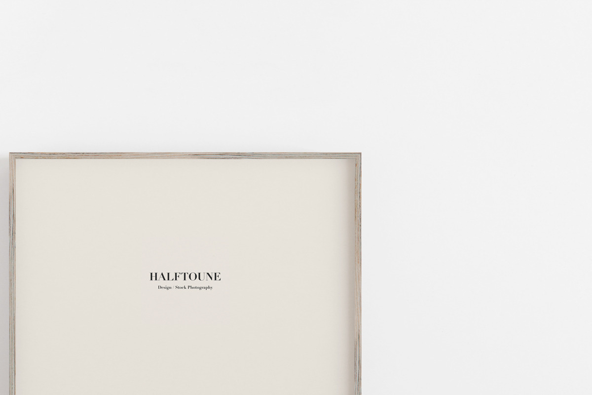 Customizable Wooden Frame Mockup, a Graphic by HALFTOUNE (Photo 7 of 9)