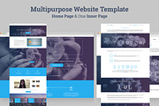 Multipurpose Website Template, a Websites & App Template by Creatiph Market (Thumbnail 1 of 3)