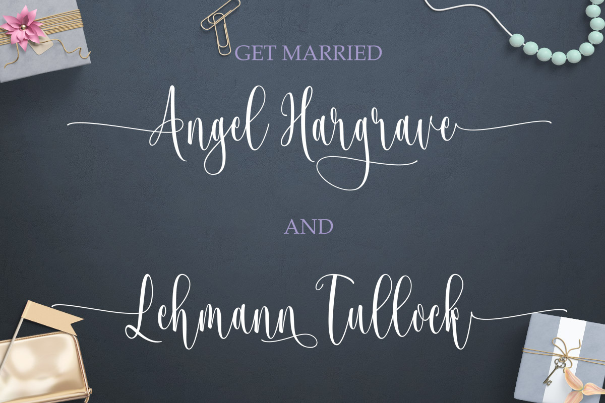 Josephira Fancy Script Font preview 6