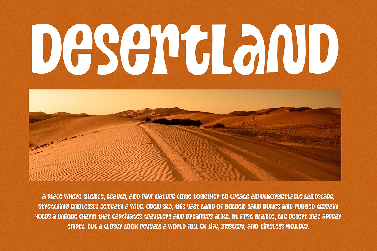 Andelo Funky Display Font, a Handwritten Font by RantautypeStudio (Photo 13 of 15)