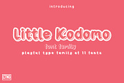 Little Kodomo Playful type family, a Font by LTNG STUDIO (Thumbnail 1 of 9)