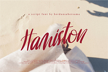Hamiston a Script Font