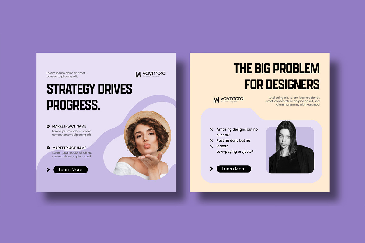 Modern Social Media Post & Story, a Social Media Template by MightyDesign (Photo 2 of 7)