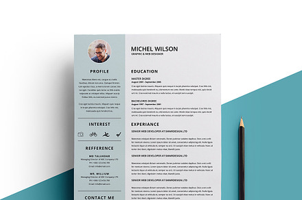 Minimal Resume, a Resume Template by SmmrDesign