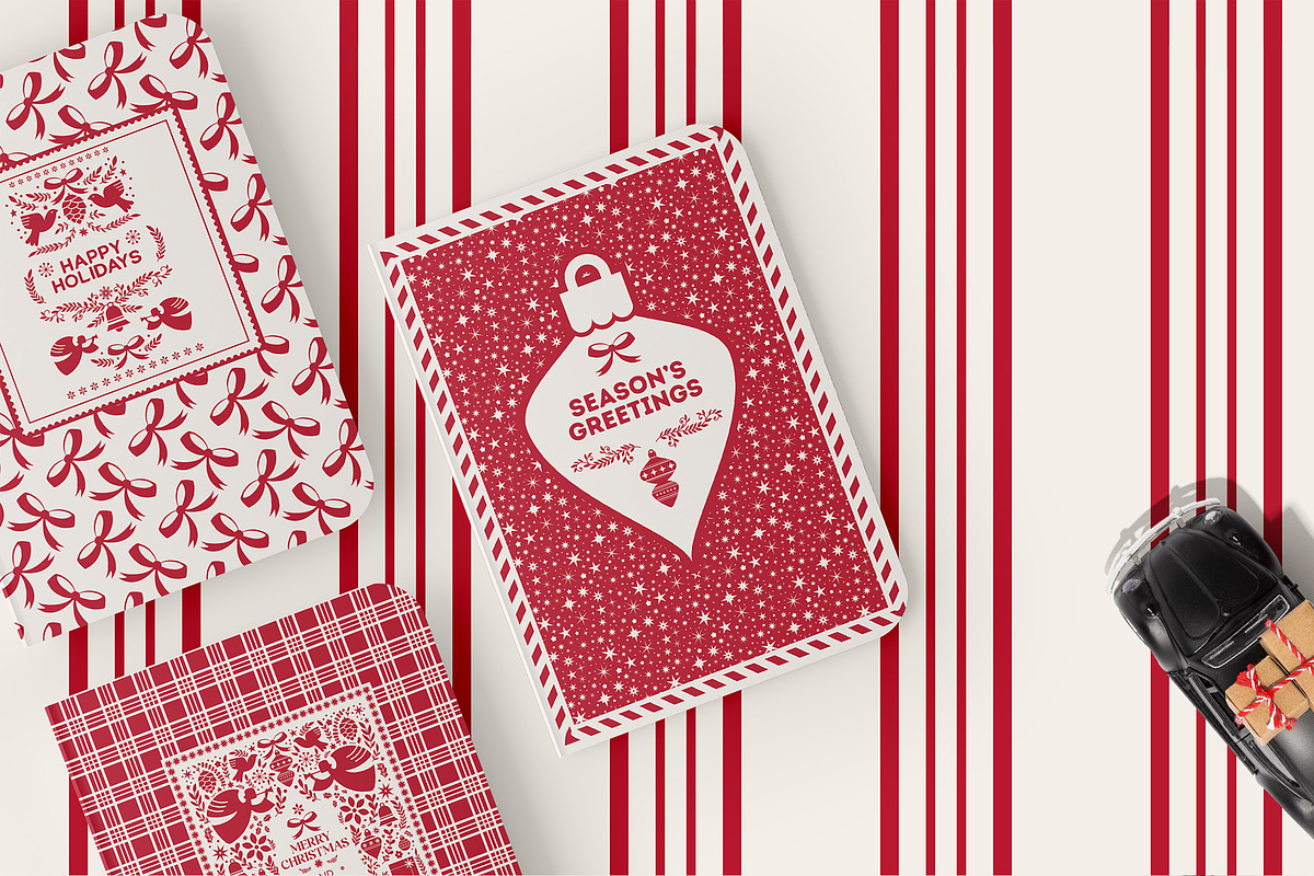 Folk Christmas Seamless Patterns, a Pattern Graphic by Sonulkaster (Photo 6 of 11)