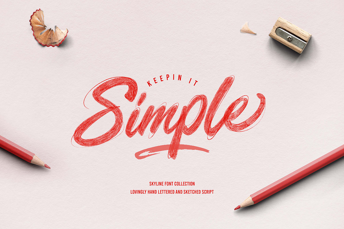 Skyline Script Font Collection, a Script Font by ReveryWorks (Photo 7 of 15)